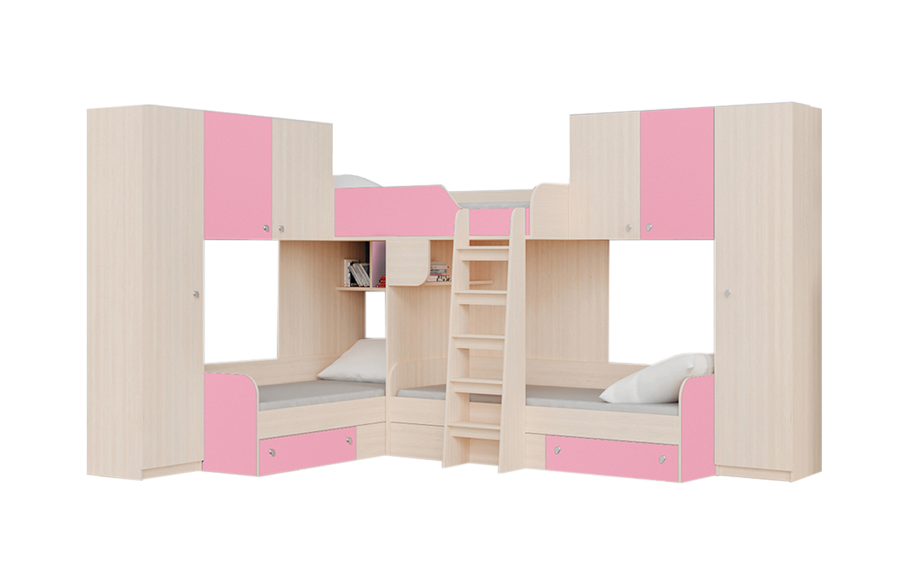 фото: Детская Кровать РВ-Мебель Трио 3 80x190 см