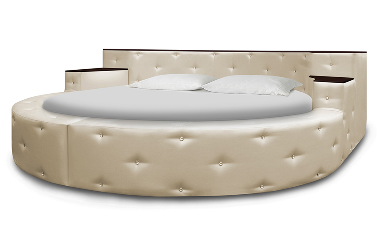 фото: Кровать ВМК-Шале Мягкие Элоиза-2 диаметр 210 см