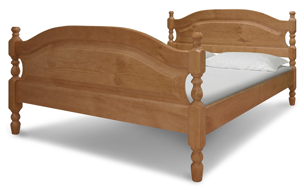 фото: Кровать ВМК-Шале Деревянные Кармелита 160x190 см